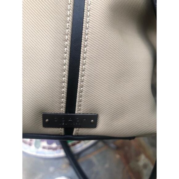 Coach y2k 7400 TWILL LEATHER MERCER SATCHEL BAG PURSE (130 - Picture 5 of 11